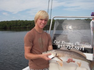 Tampa fishing guide for Redfish